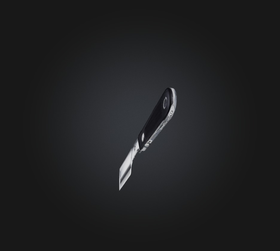razor Low-poly 3D model_7