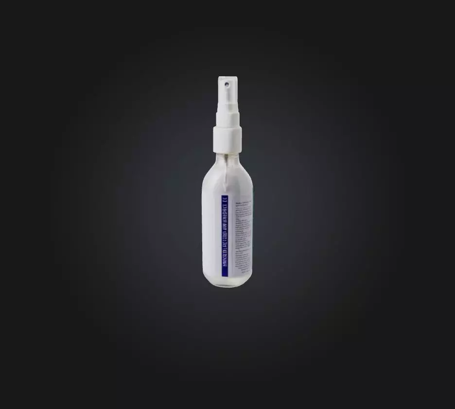 medicine spray Low-poly 3D model_0