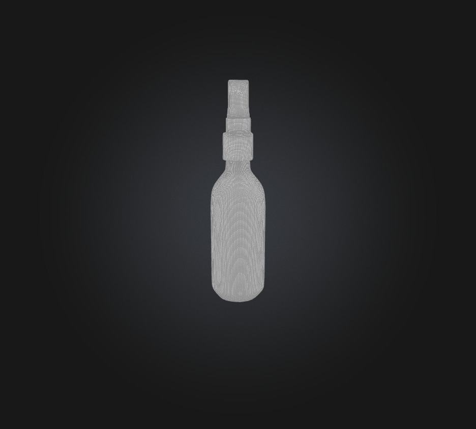medicine spray Low-poly 3D model_1