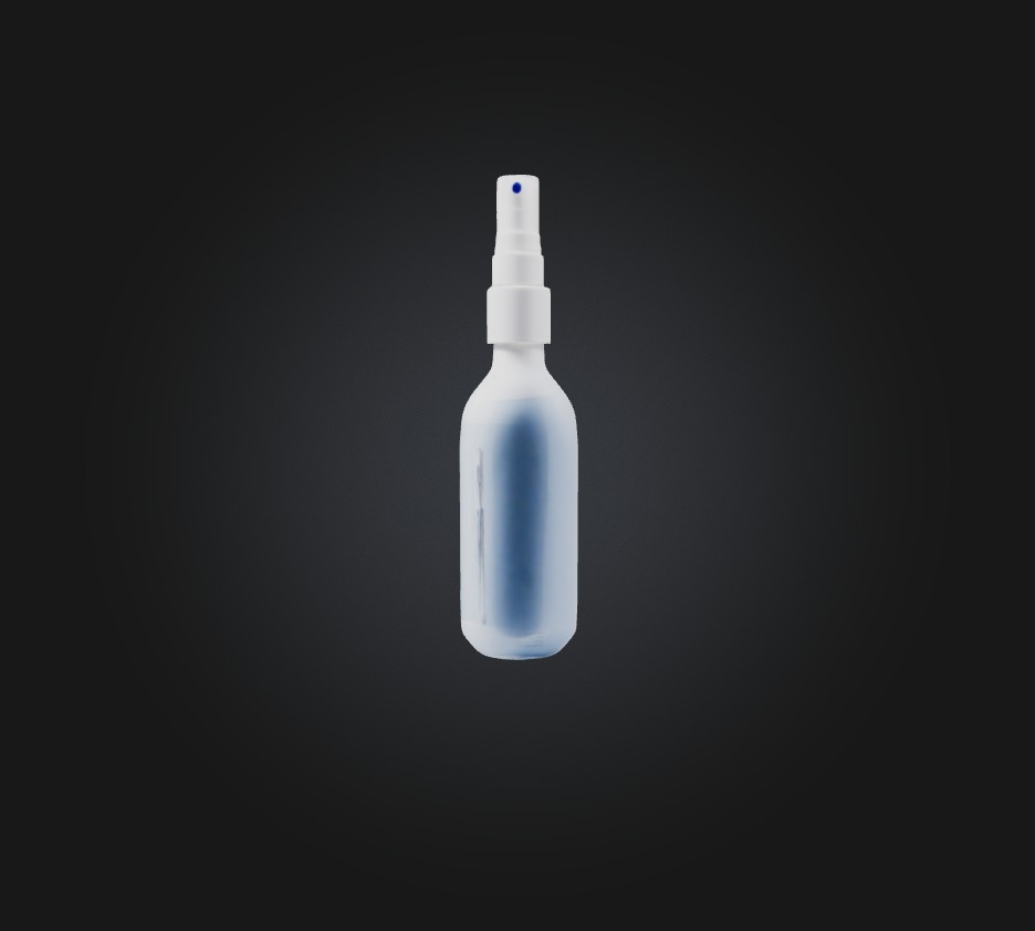 medicine spray Low-poly 3D model_5