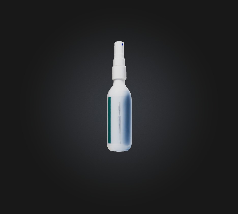 medicine spray Low-poly 3D model_6