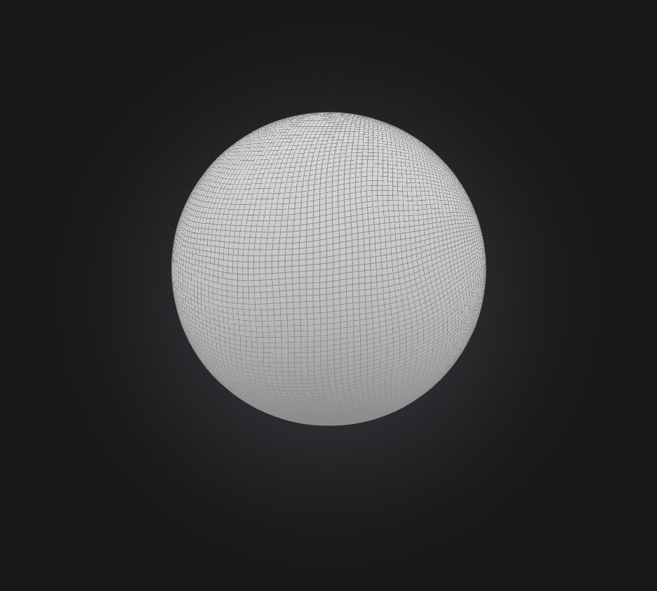 Mars Planet Low-poly 3D model_1