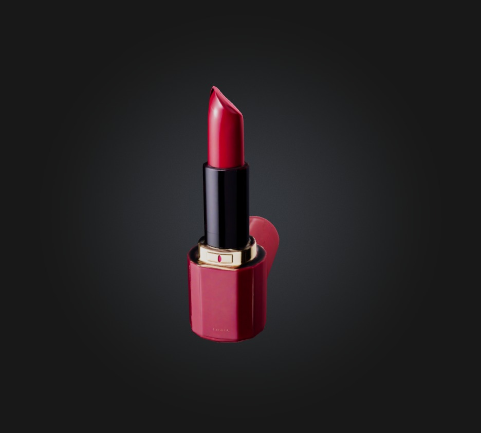lipstick Low-poly 3D model_2