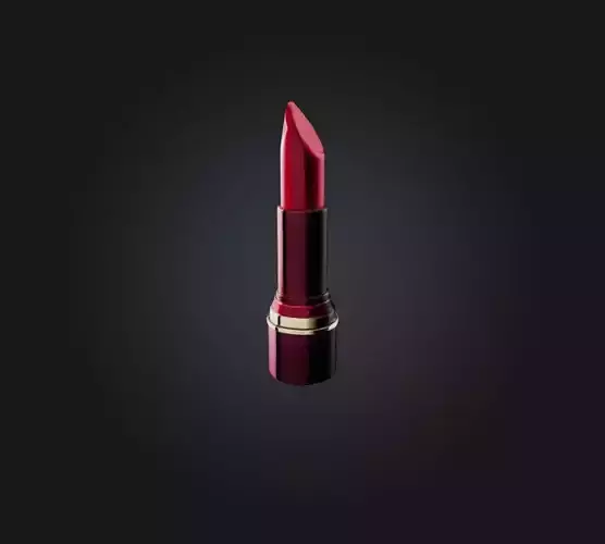 lipstick Low-poly 3D model