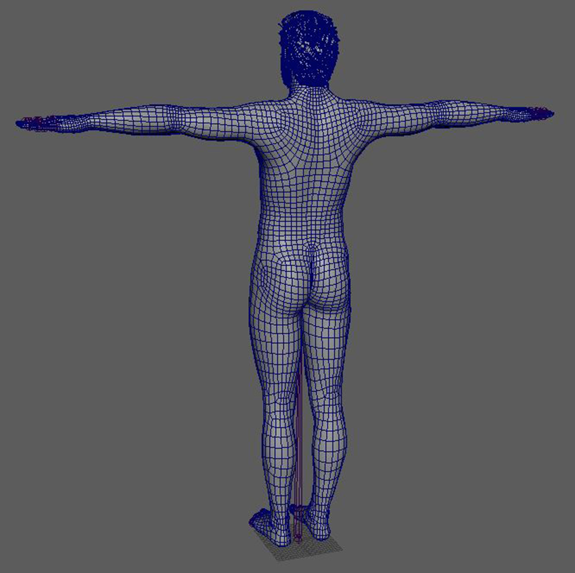 Matt Damon 3d model low-poly Low-poly 3D model_14