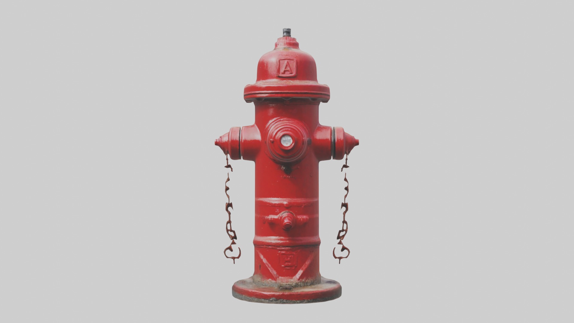Fire Hydrant Model Low-poly 3D model_3