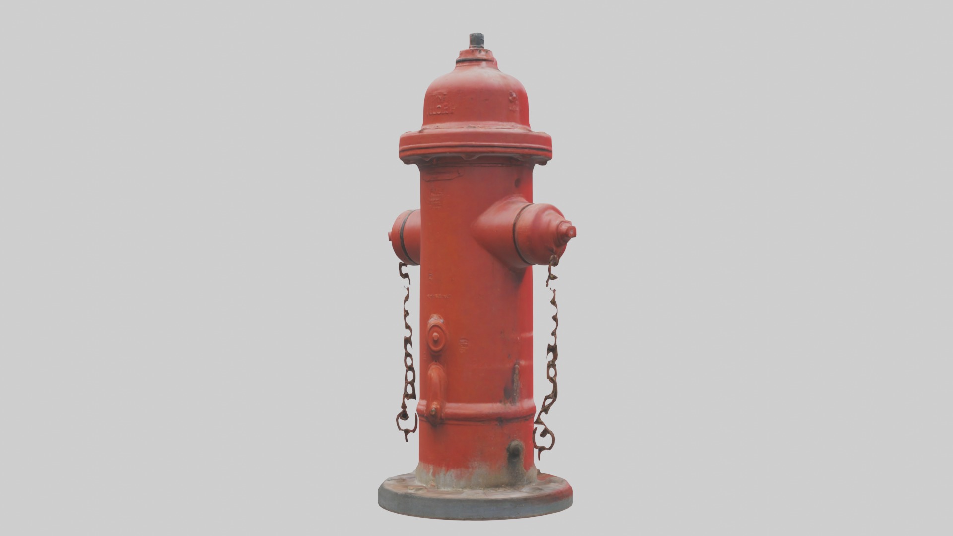 Fire Hydrant Model Low-poly 3D model_2