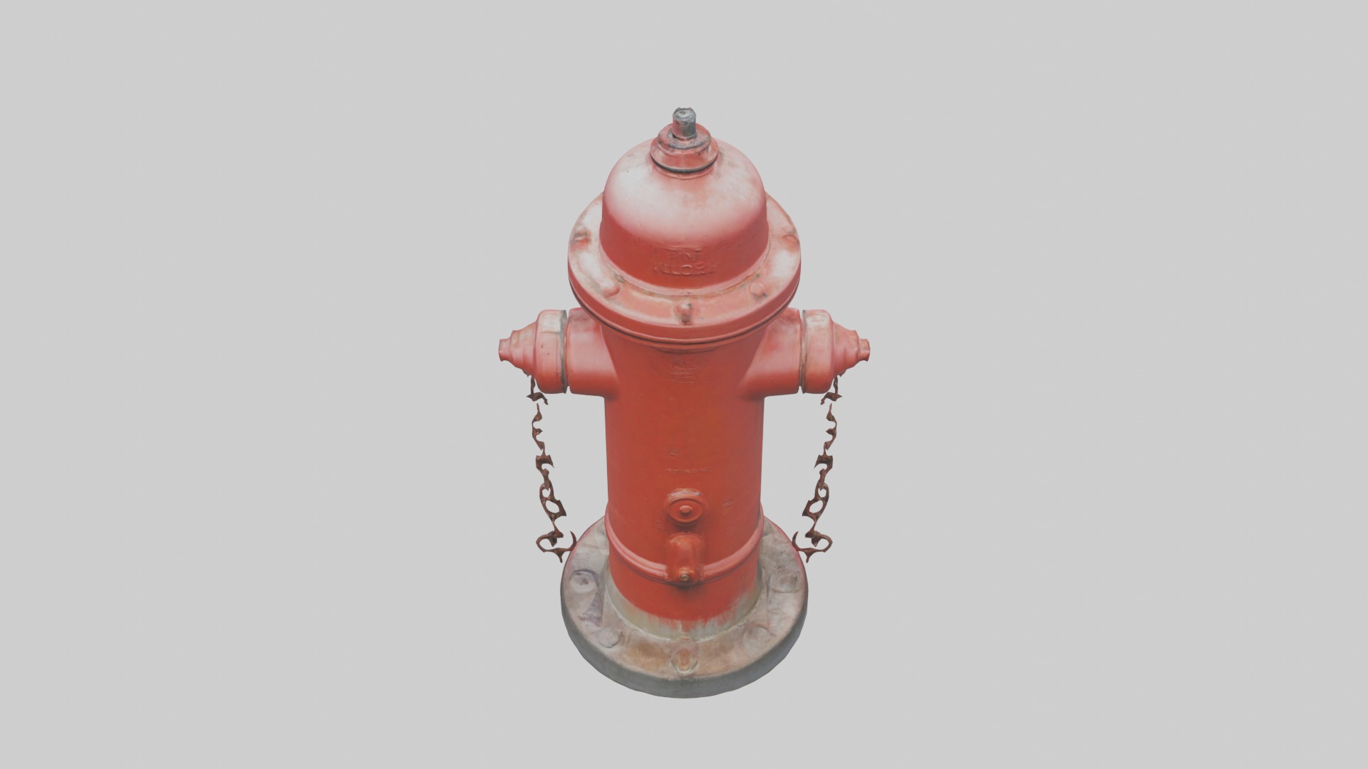 Fire Hydrant Model Low-poly 3D model_9