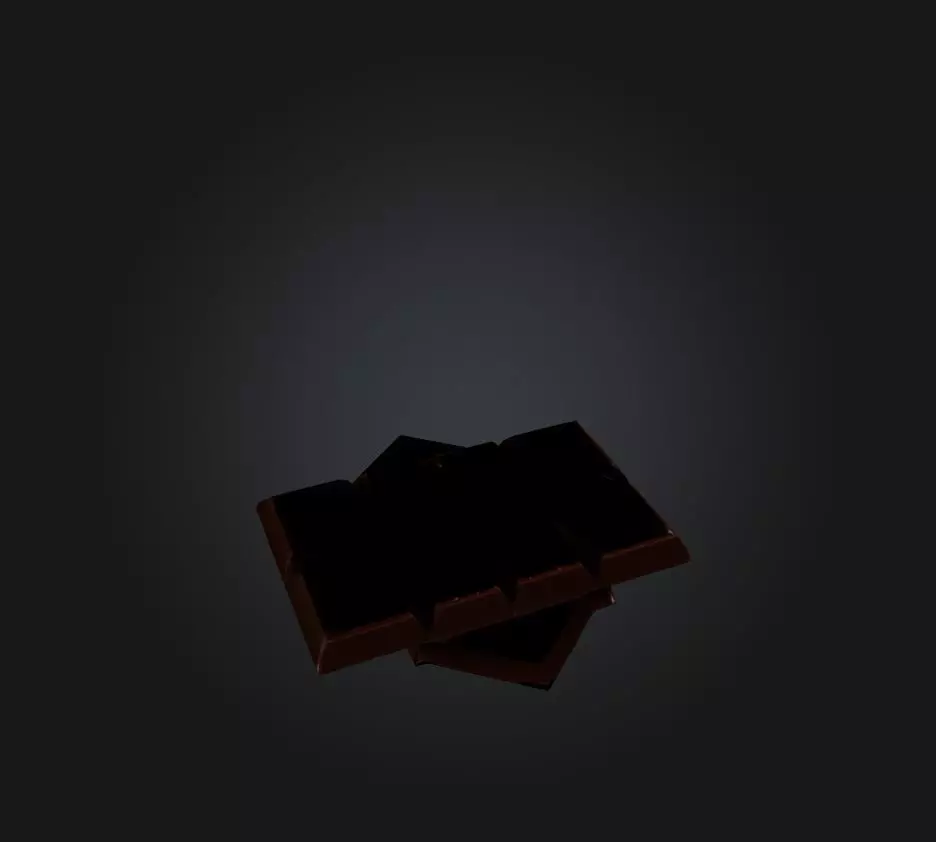 Chocolate 2 Low-poly 3D model_0