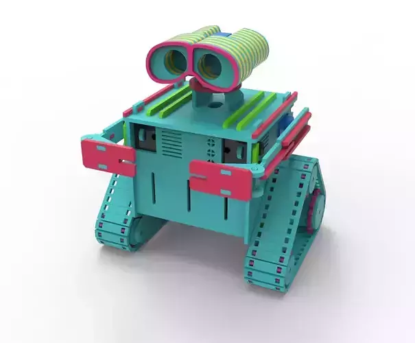 wall E Robot 3D print model