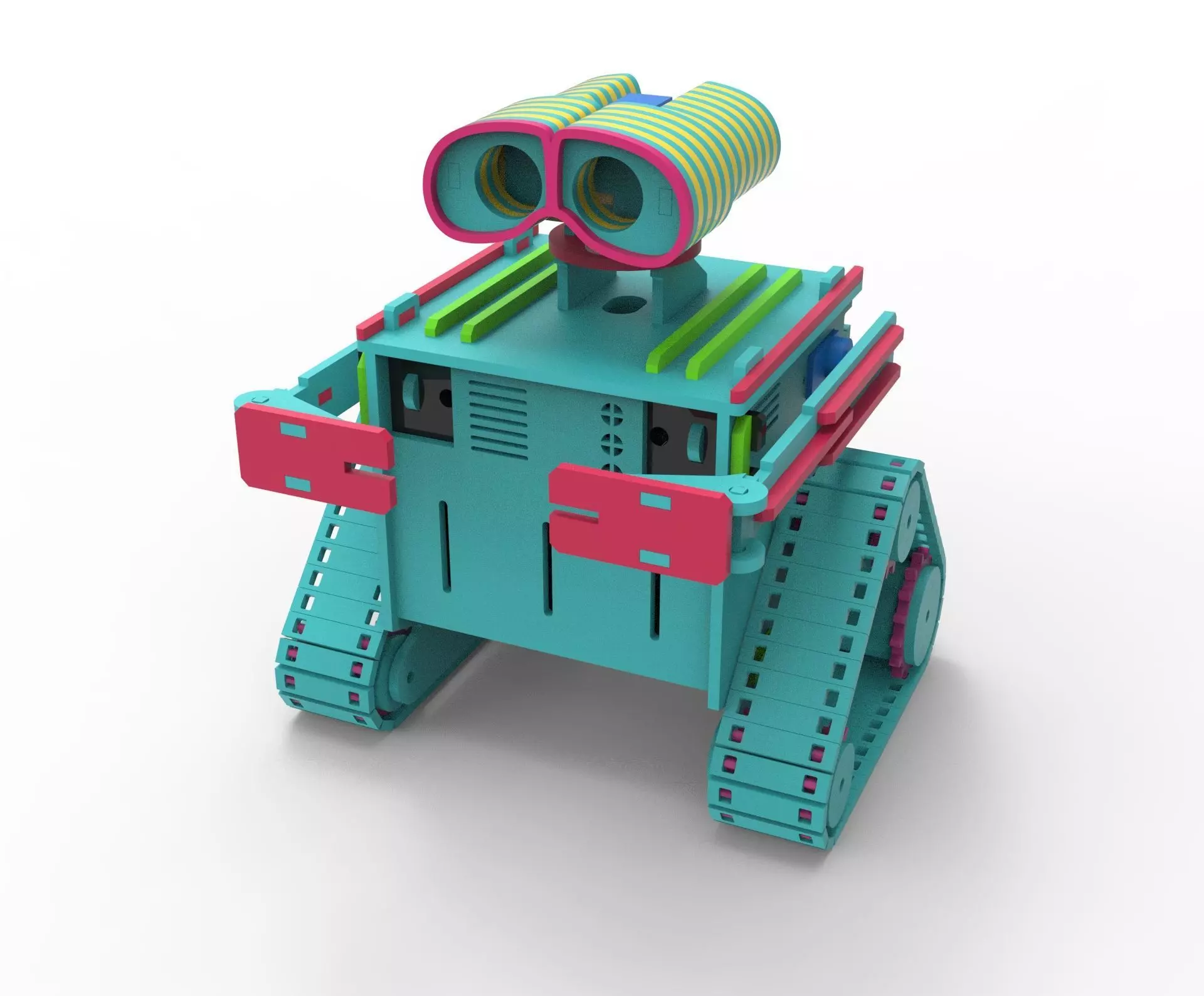 wall E Robot 3D print model_0