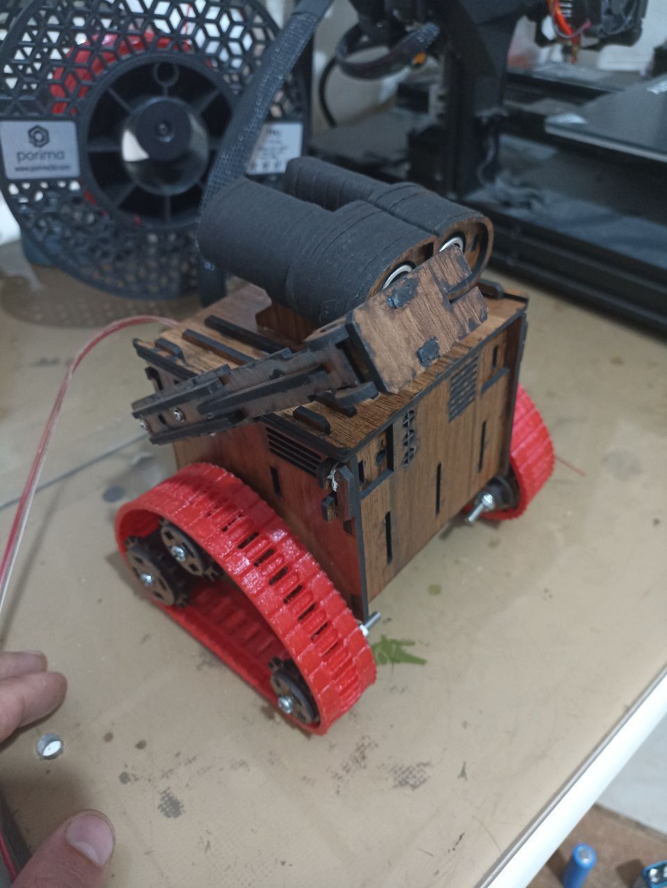 wall E Robot 3D print model_27