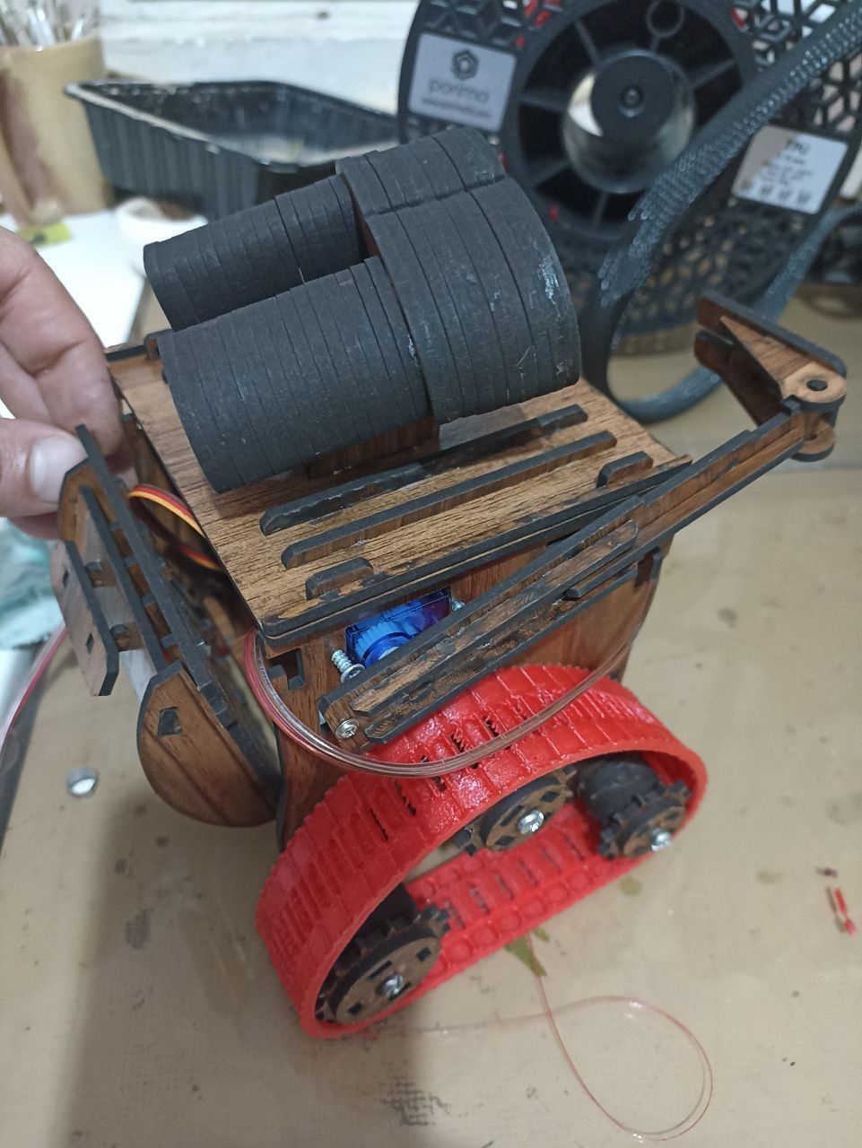 wall E Robot 3D print model_21