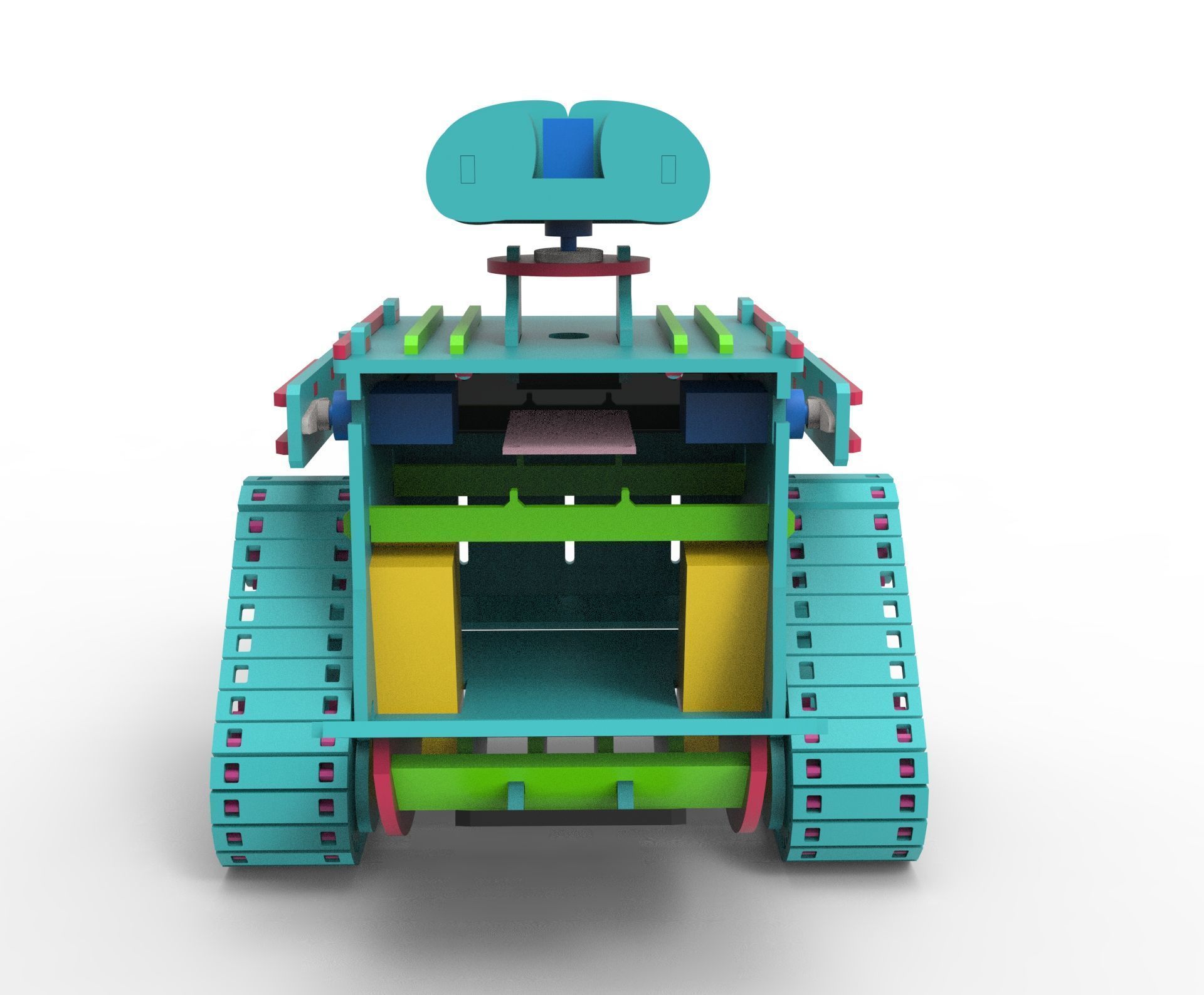 wall E Robot 3D print model_6