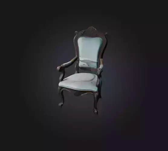 chair  Low-poly 3D model
