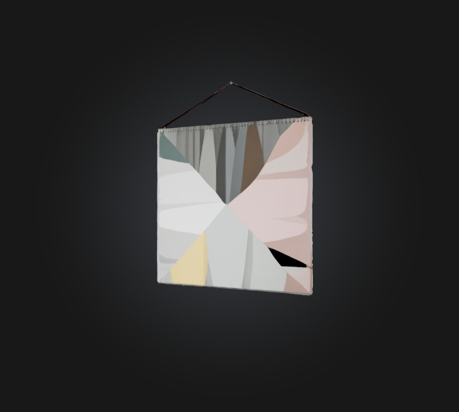 Calendar Low-poly 3D model_5