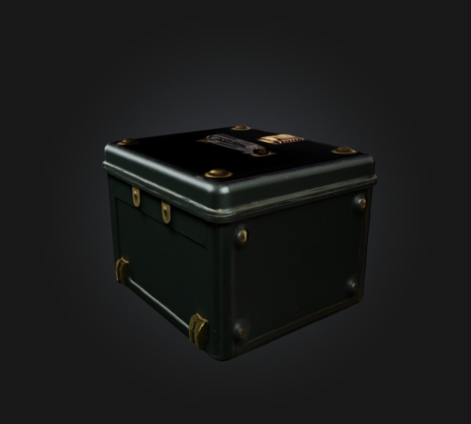 bullet box Low-poly 3D model_5