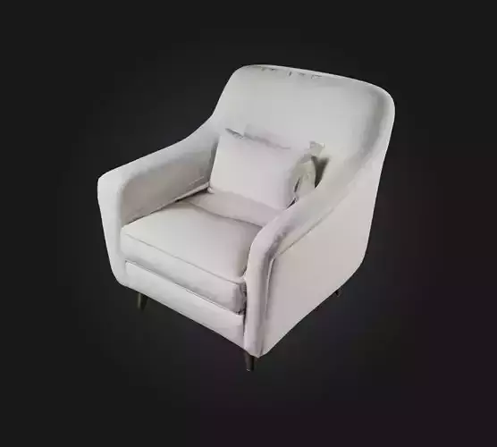 armchair Low-poly 3D model