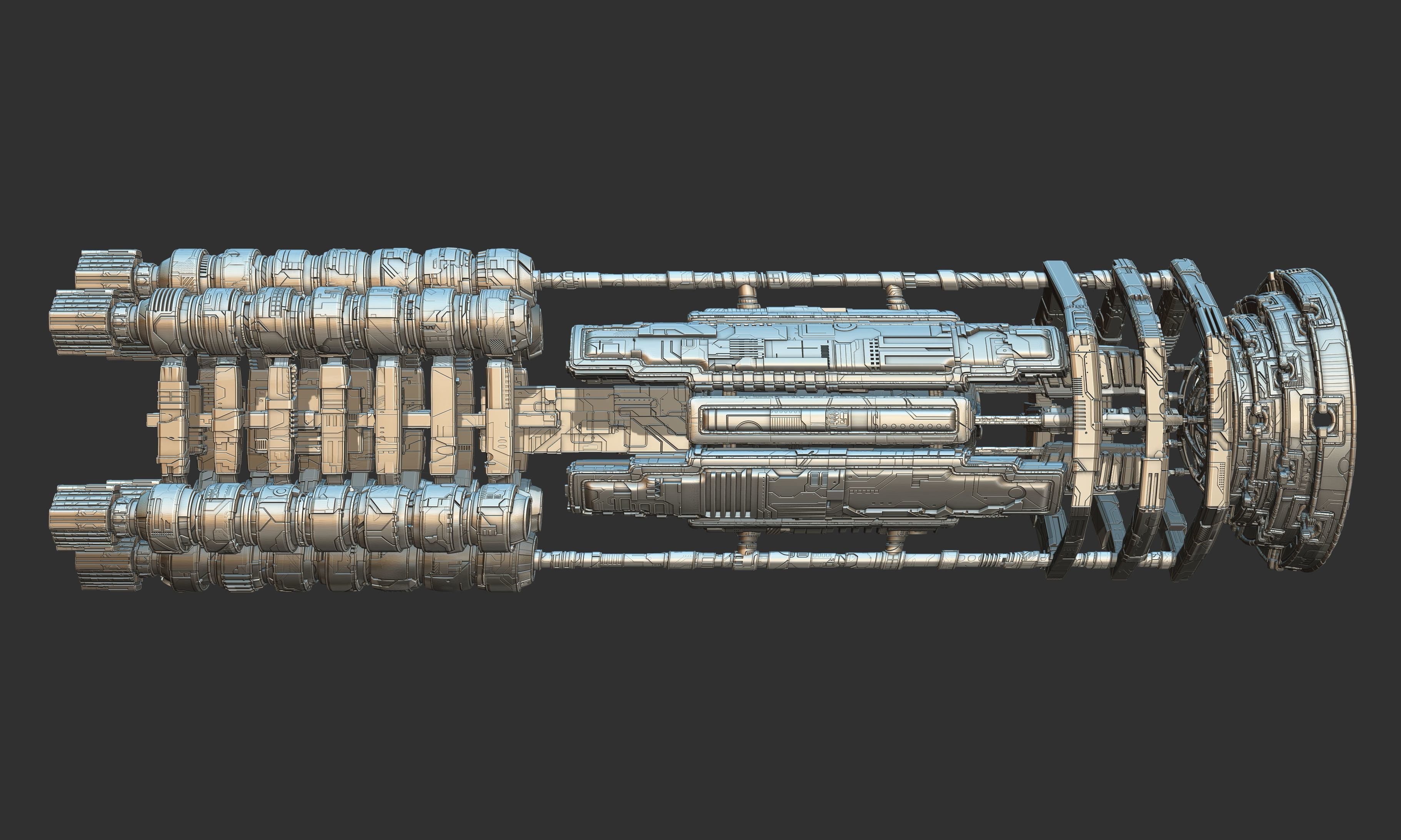 space equipment node 00238 3D model_4