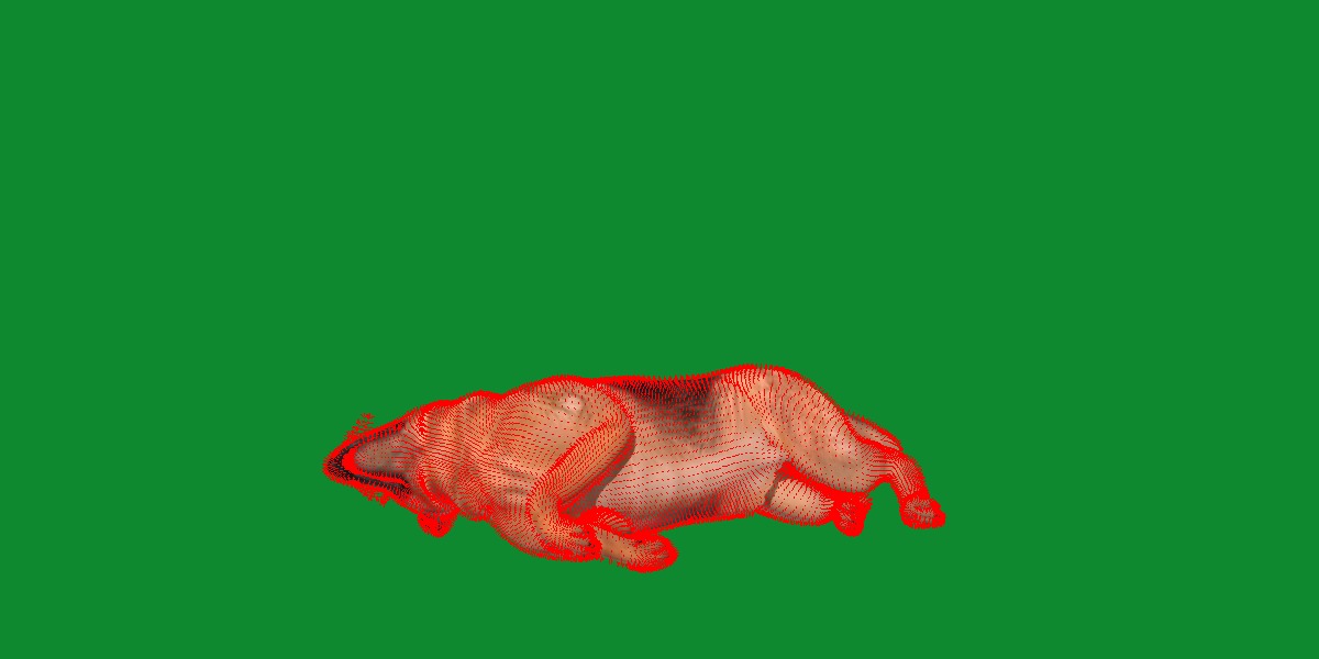 King Shepherd Dog Low-poly 3D model_13