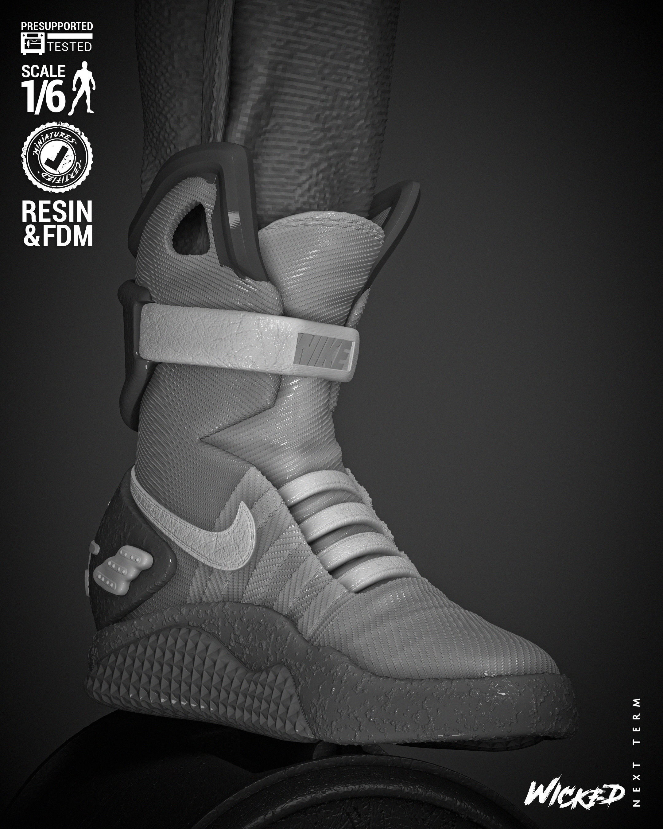 Wicked Movies Marty McFly Sculpture 3D print model_10