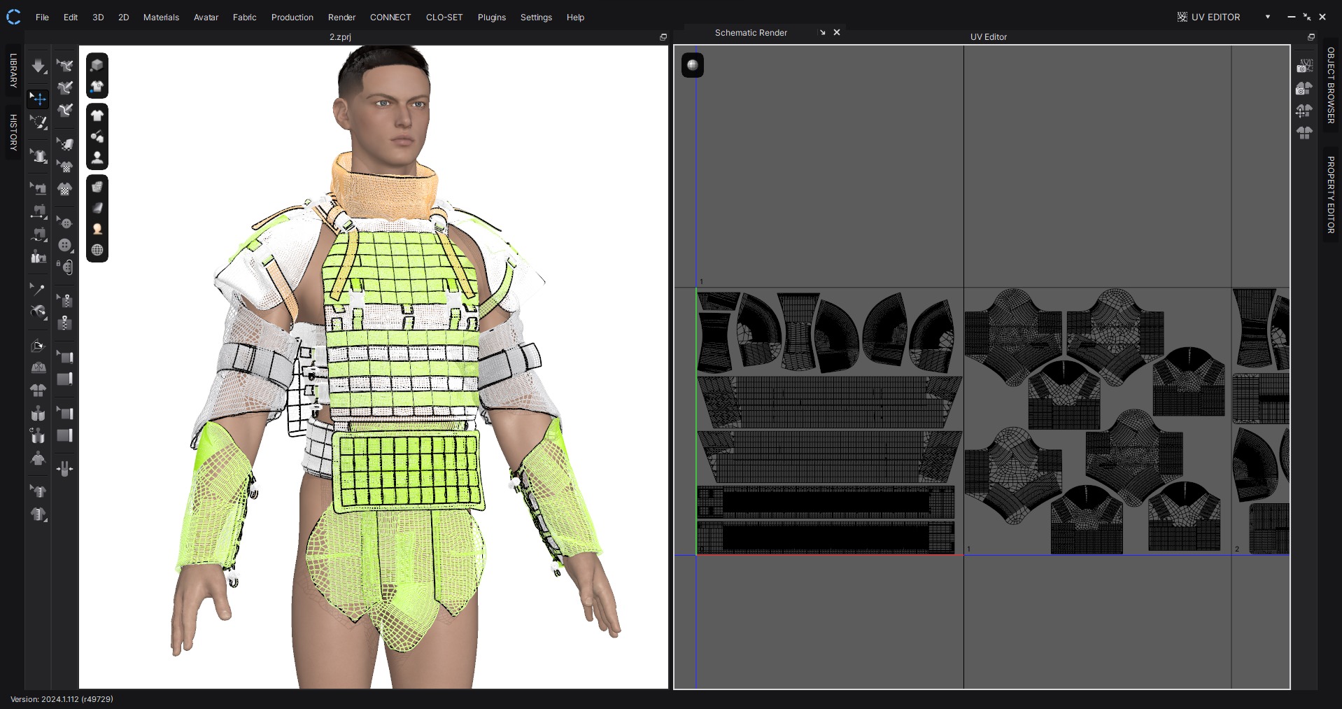 3D Male Military Vest 3D model_11