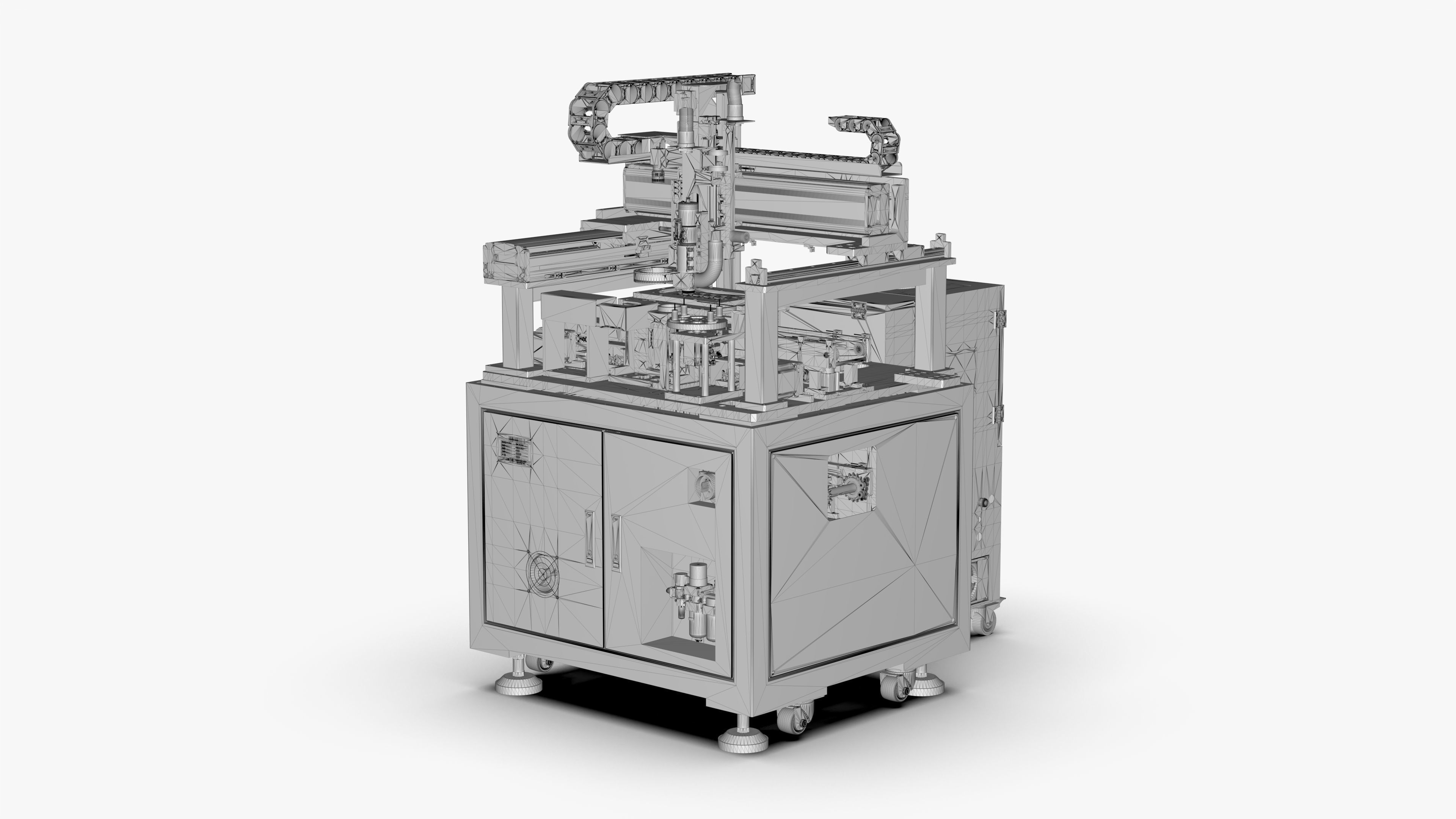 Automatic PCB Board Separator Machine 3D model_26