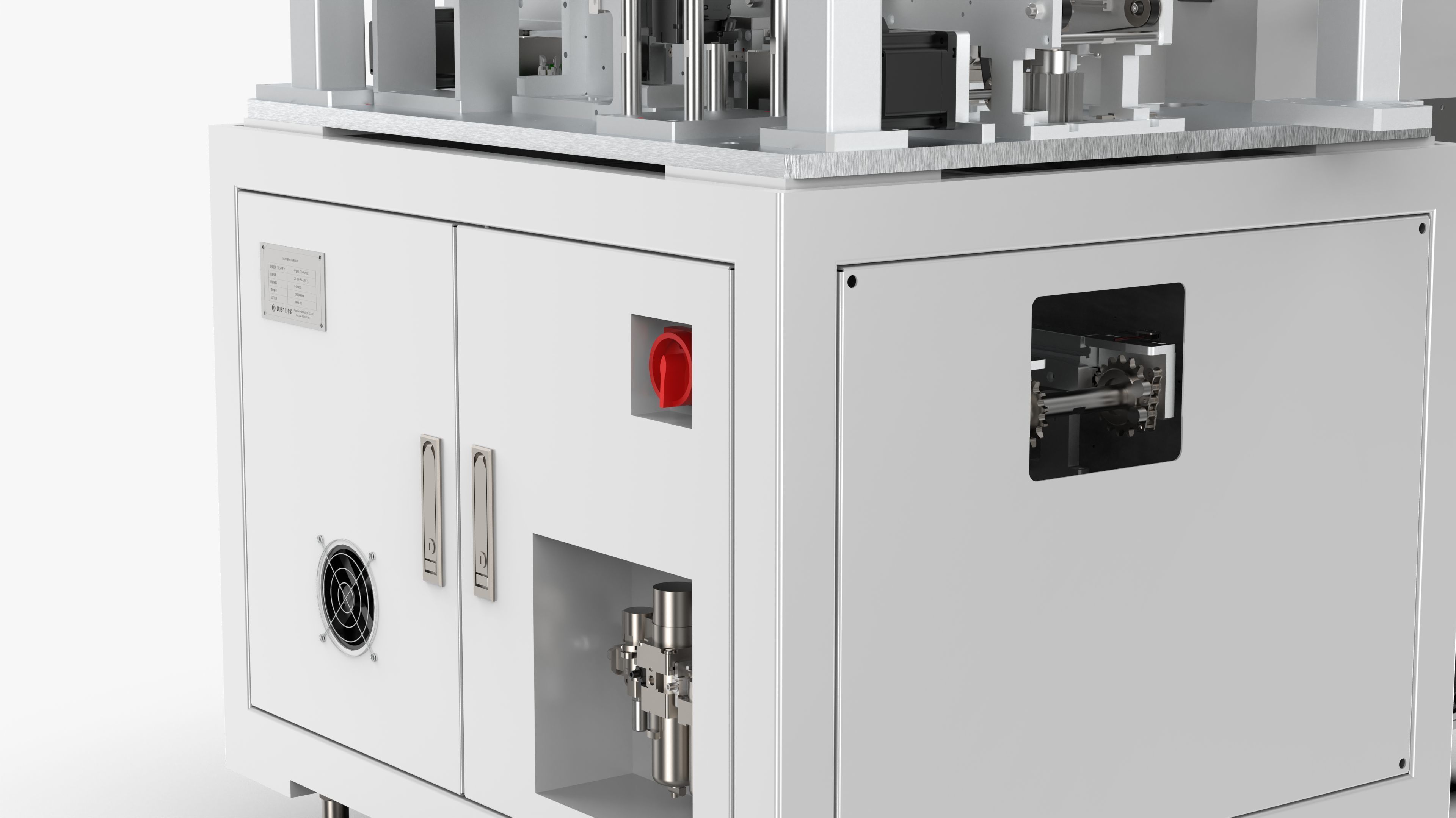 Automatic PCB Board Separator Machine 3D model_14