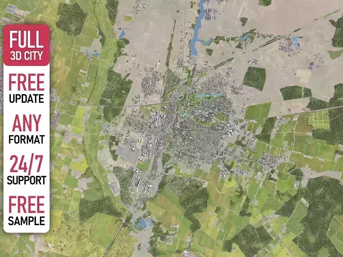 Kretinga - 3D City Model