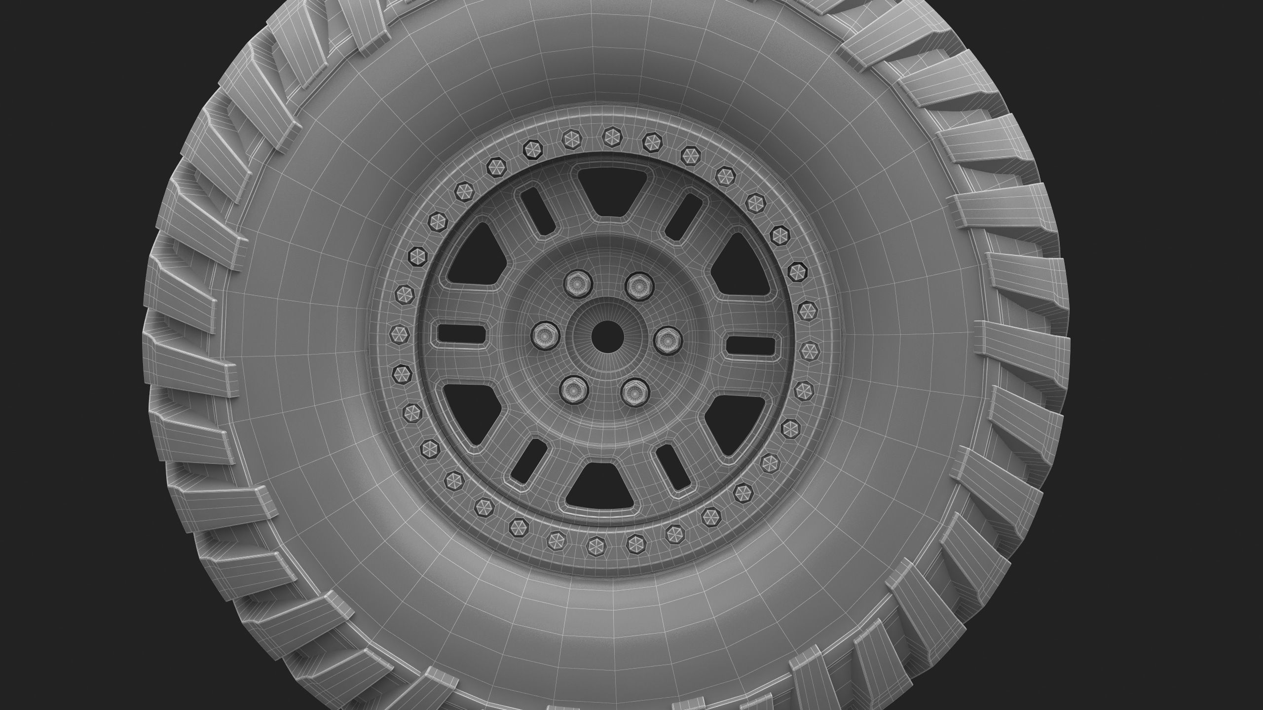 Tire Continental off road Extreme E 3D model_7