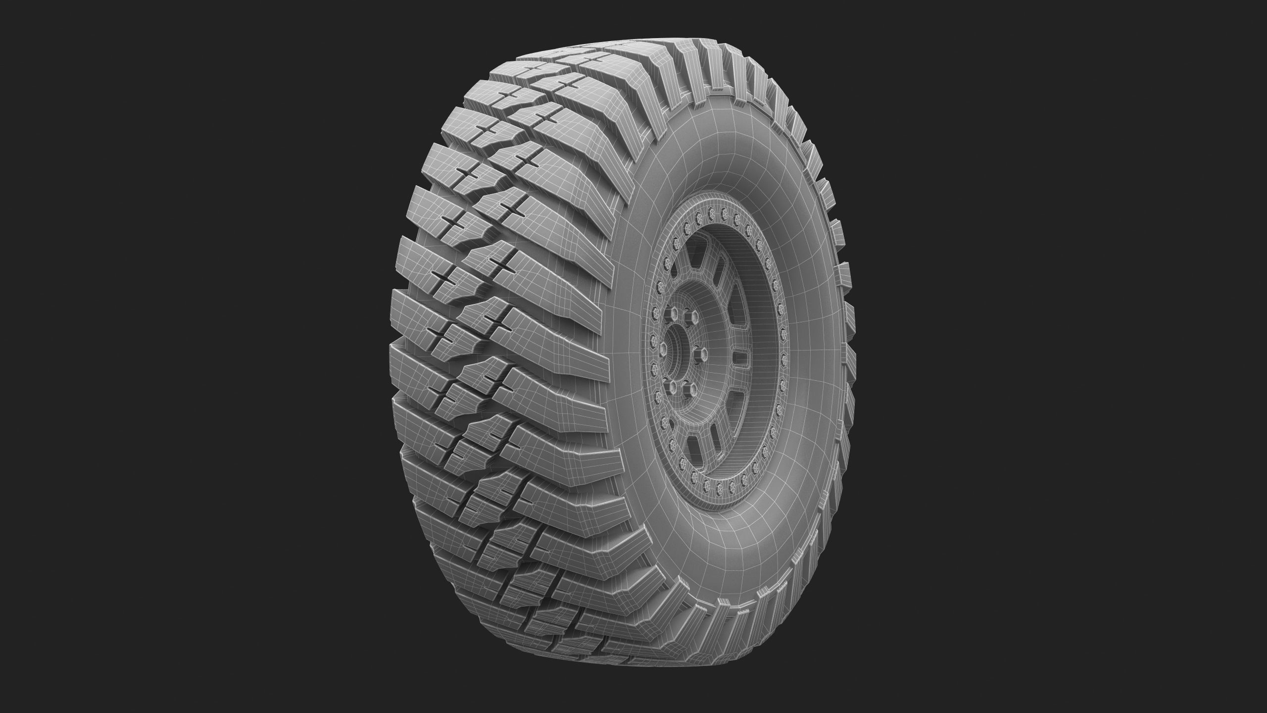 Tire Continental off road Extreme E 3D model_8