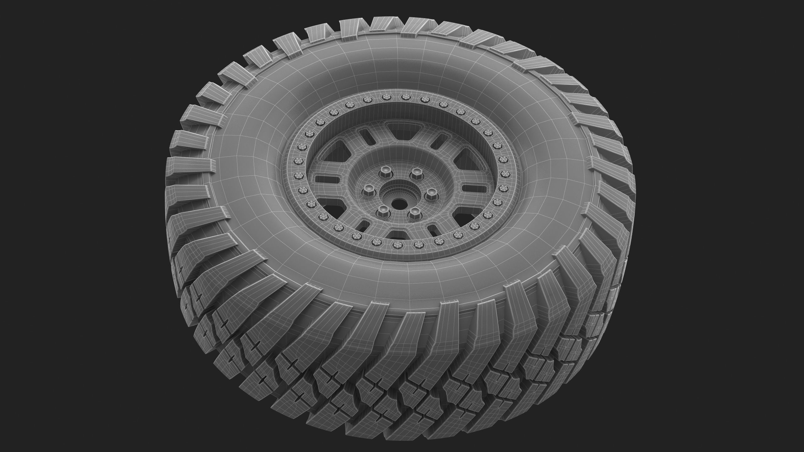 Tire Continental off road Extreme E 3D model_9