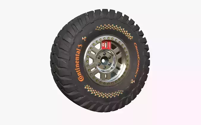 Tire Continental off road Extreme E 3D model