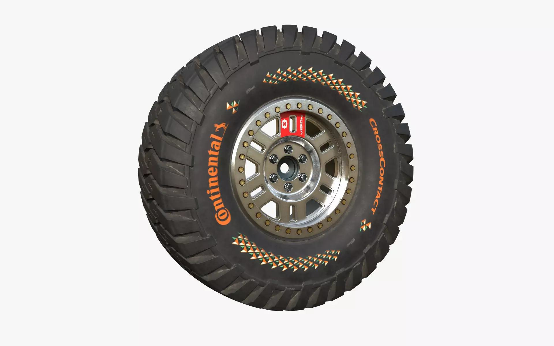 Tire Continental off road Extreme E 3D model_0