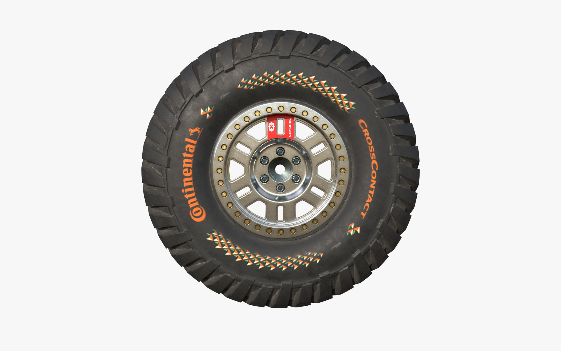 Tire Continental off road Extreme E 3D model_3