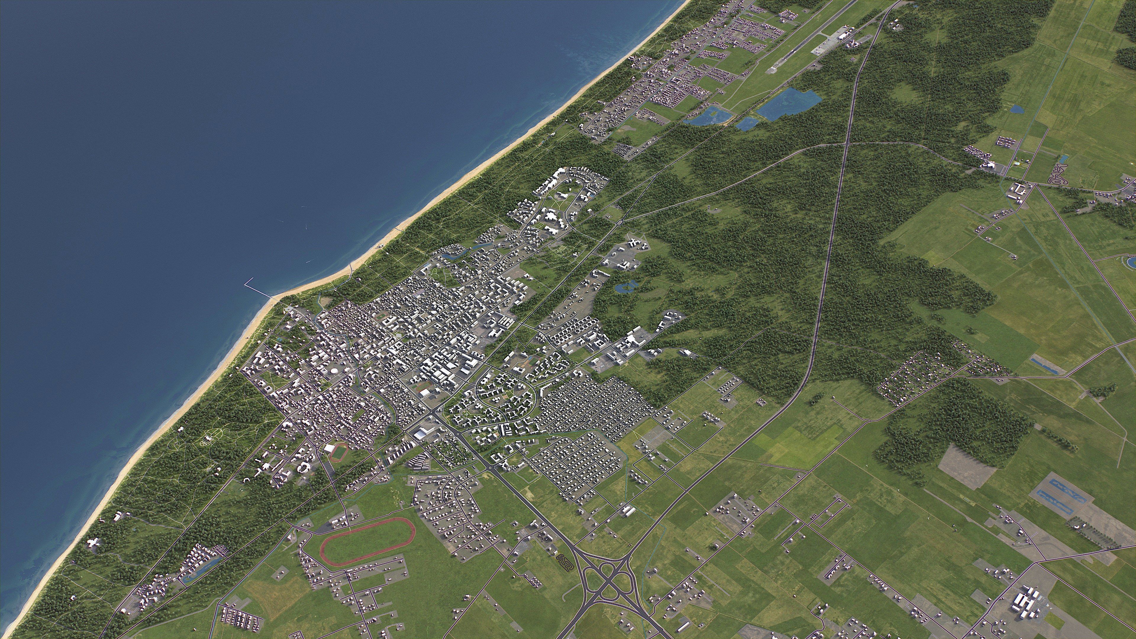 Palanga - 3D City Model Low-poly 3D model_9