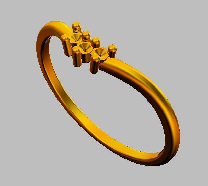Diamond Ring 3D print model_21