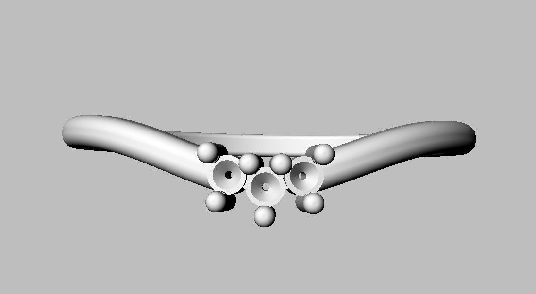 Diamond Ring 3D print model_10