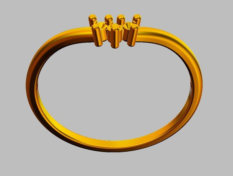 Diamond Ring 3D print model_26