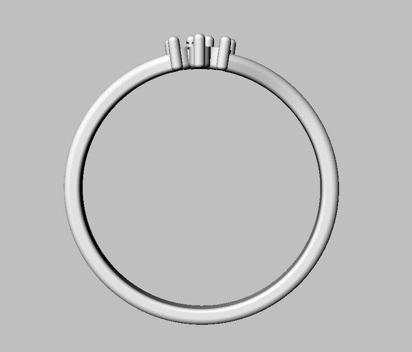 Diamond Ring 3D print model_9