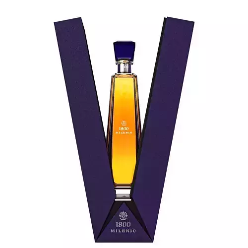 Tequila 1800 Milenio Bottle 3D model
