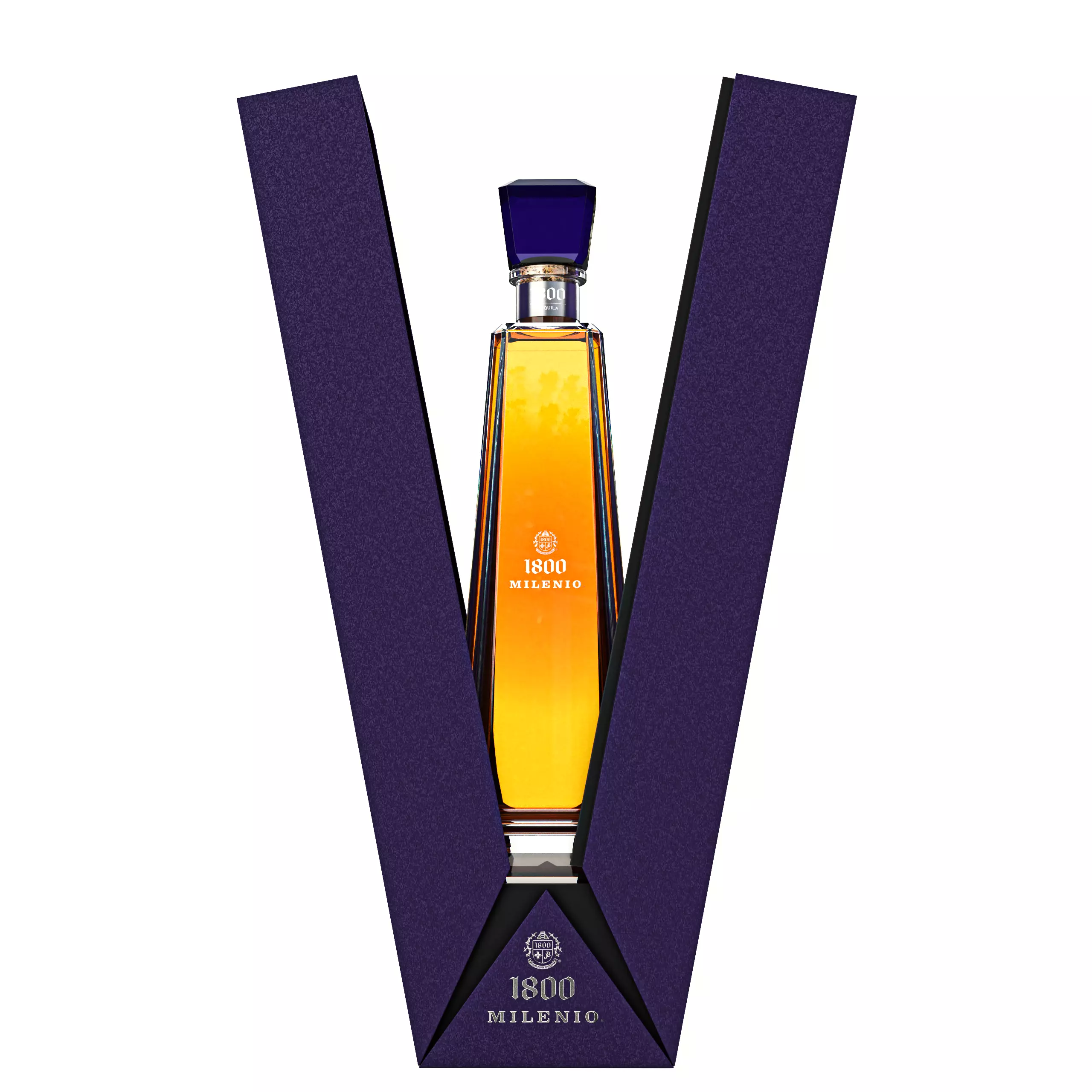 Tequila 1800 Milenio Bottle 3D model_0