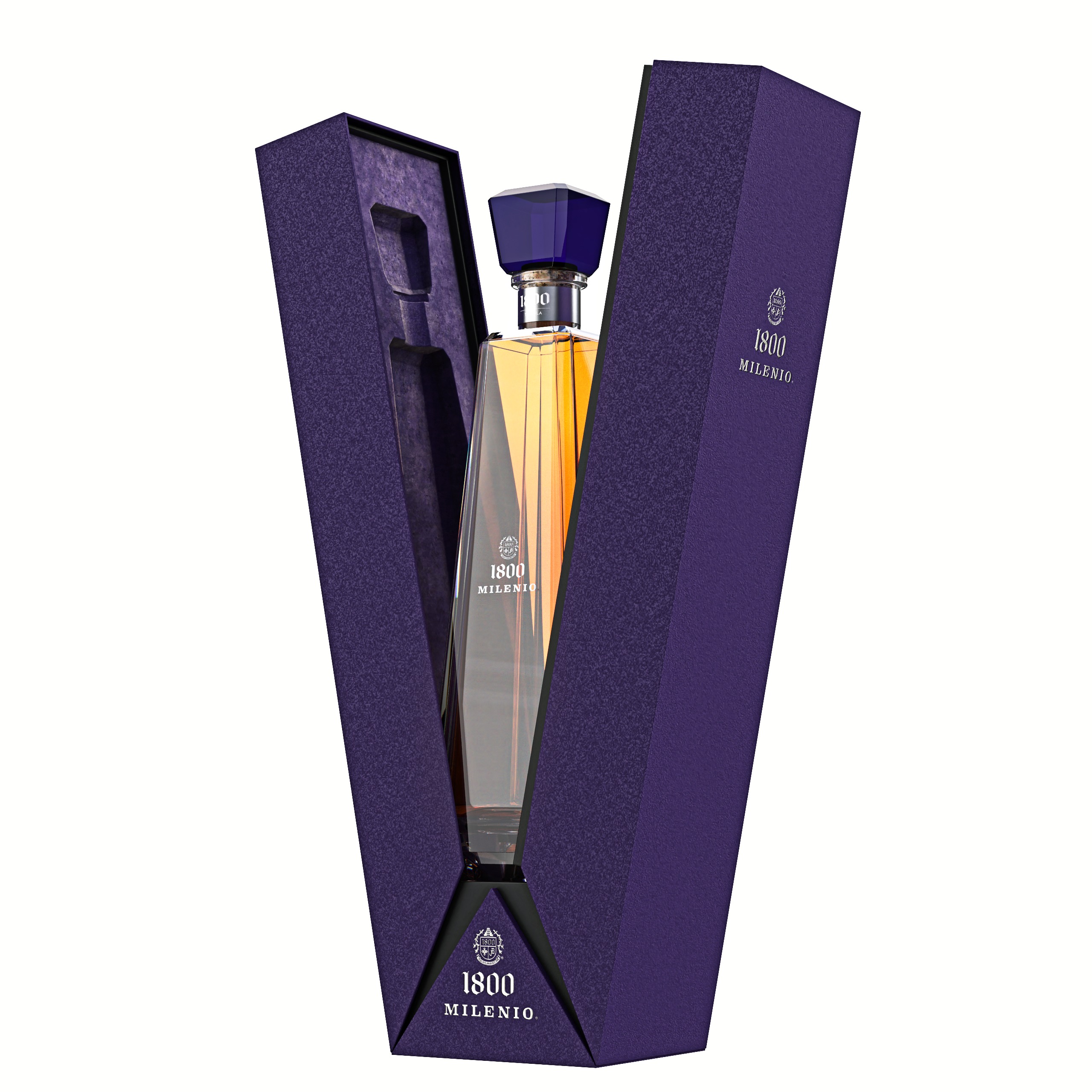 Tequila 1800 Milenio Bottle 3D model_1