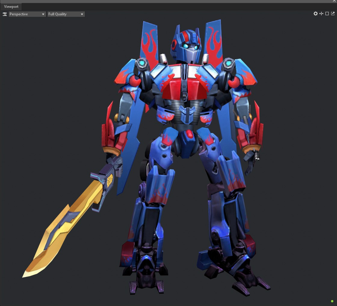 Transformers Low-poly 3D model_9