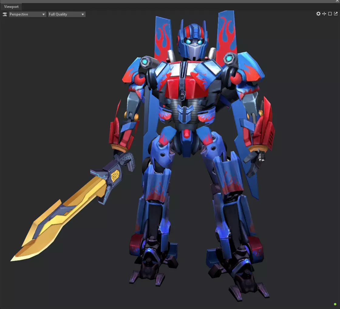 Transformers Low-poly 3D model_0
