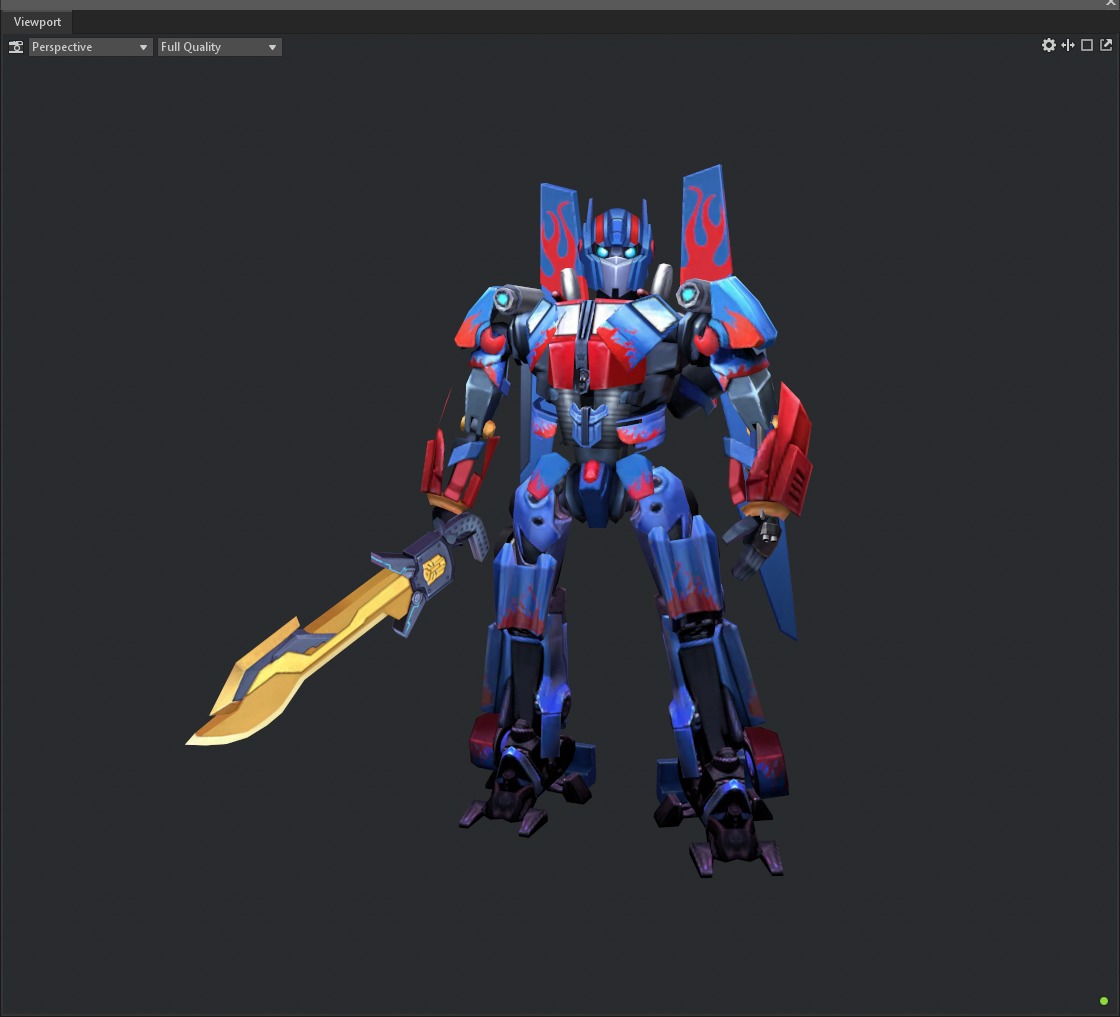 Transformers Low-poly 3D model_10