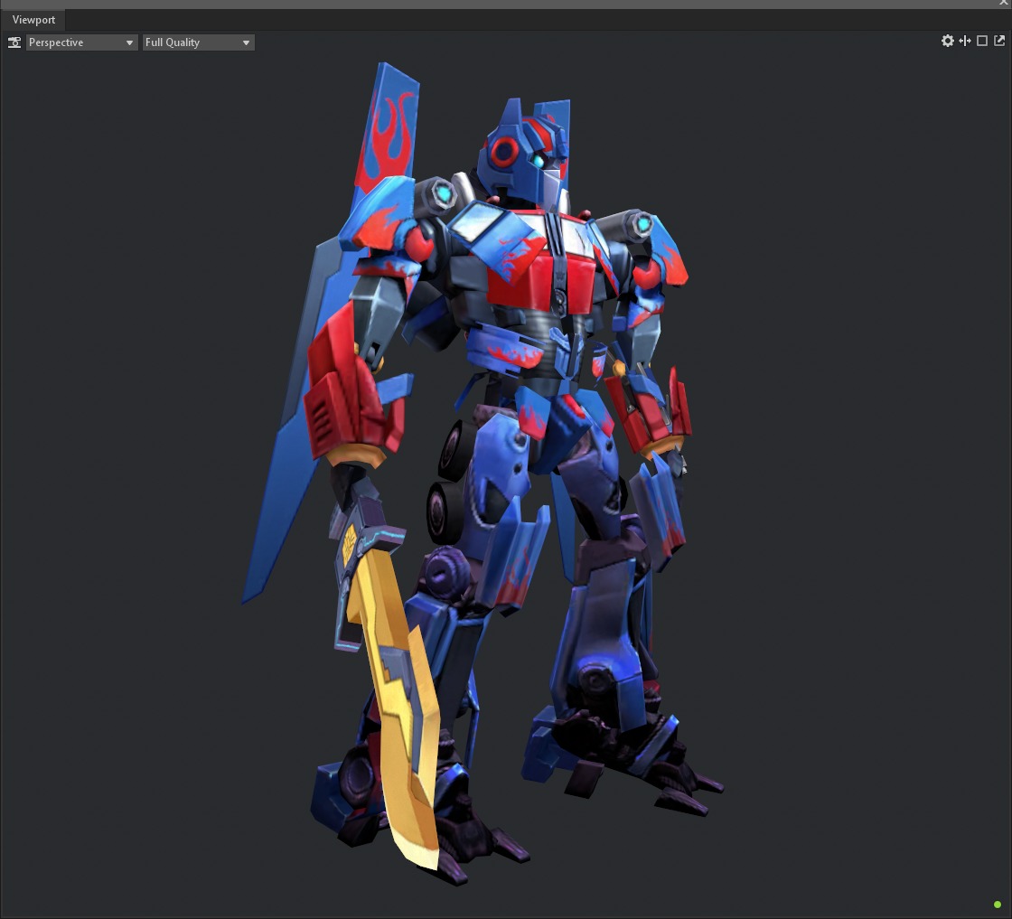 Transformers Low-poly 3D model_8