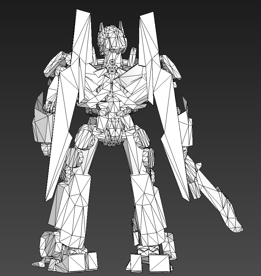 Transformers Low-poly 3D model_13