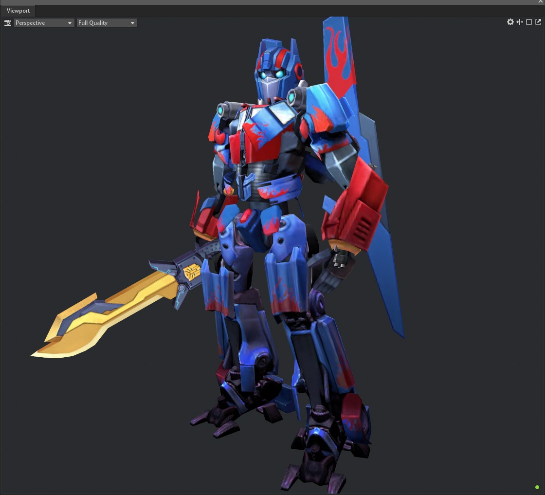 Transformers Low-poly 3D model_3