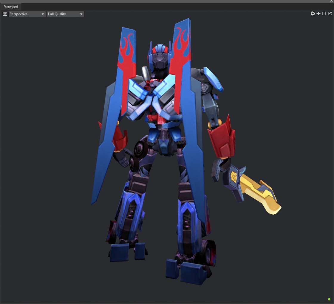 Transformers Low-poly 3D model_6